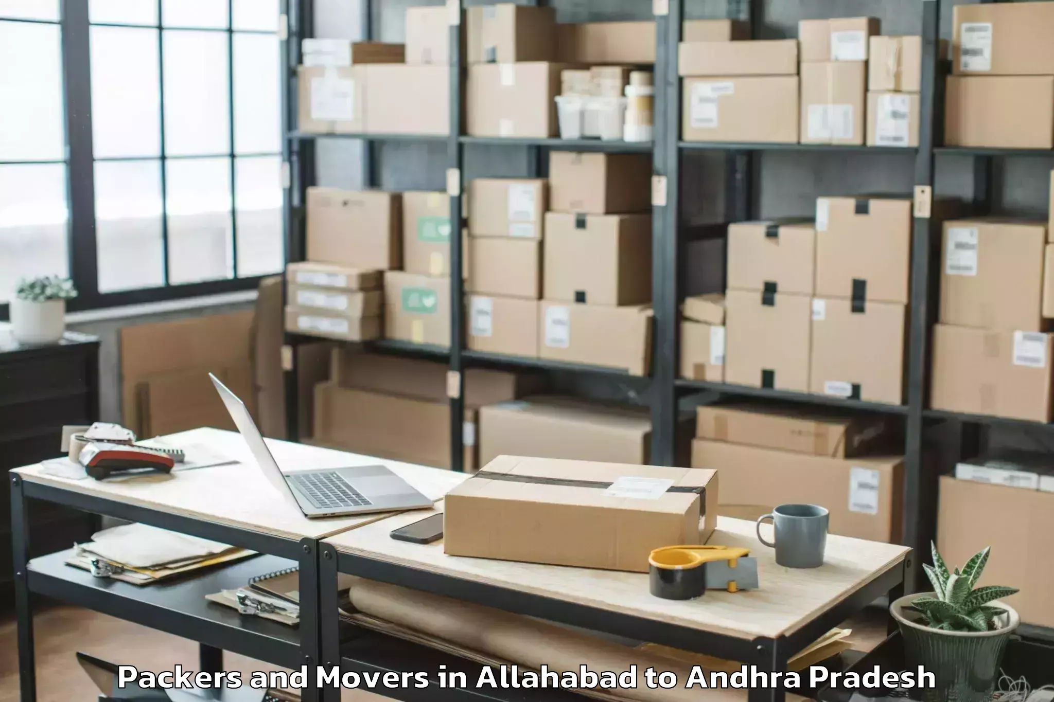 Top Allahabad to Etcherla Packers And Movers Available